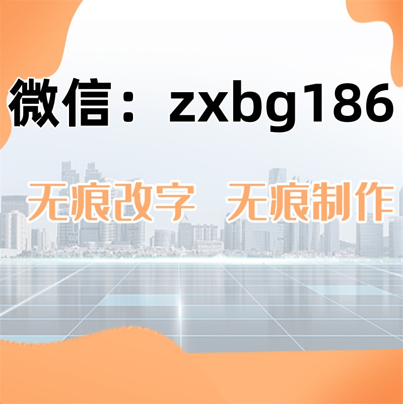 電子版入職征信報告制作軟件無痕美化處理